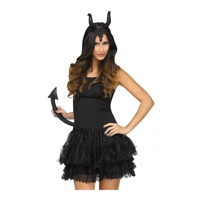 Deluxe Character Headpiece Evil Horns