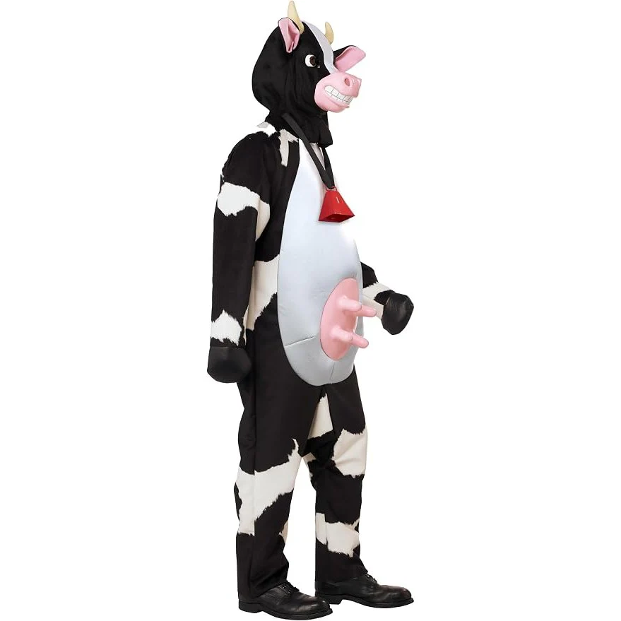 Deluxe Cow Mascot Adult Costume - Image 3