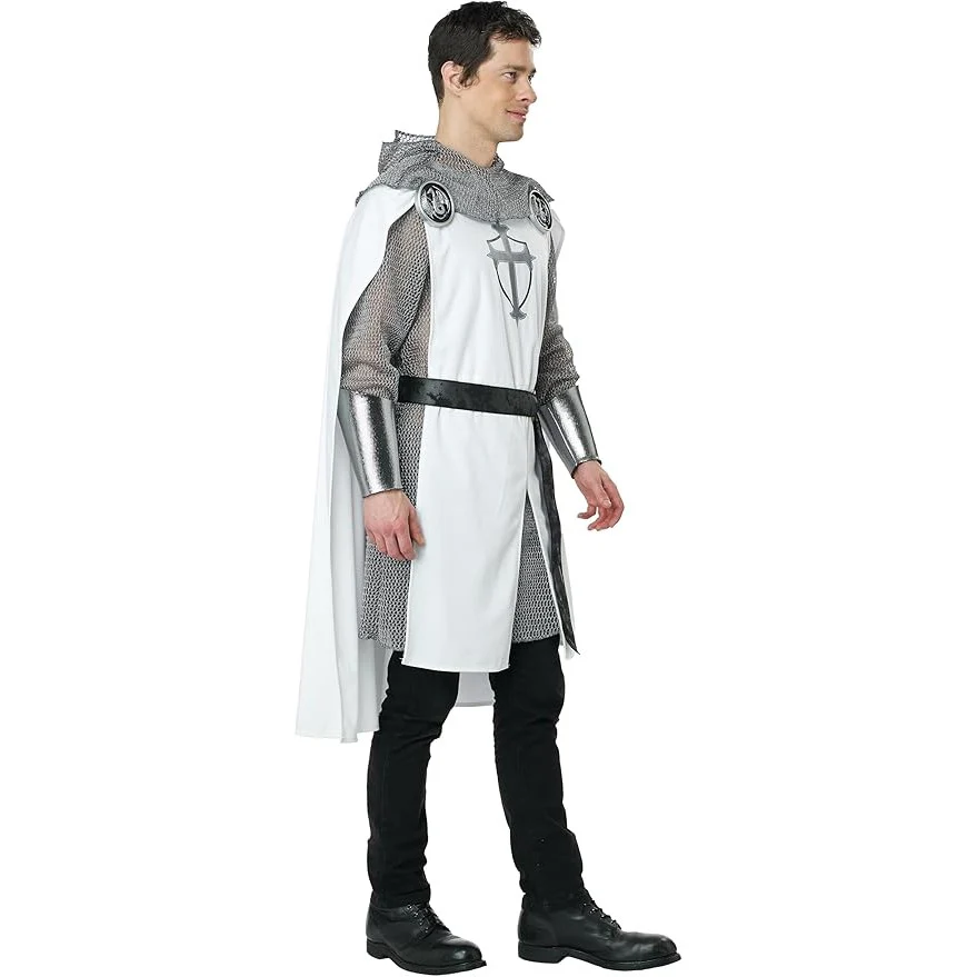 Deluxe Crusader Knight Men's Costume - Image 3