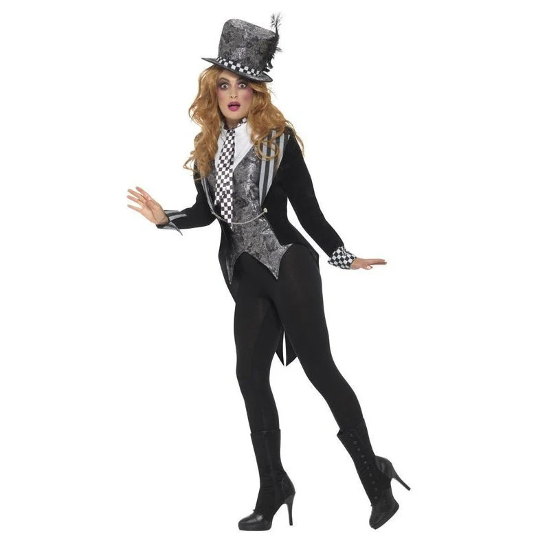 Deluxe Dark Miss Hatter Costume - Image 2