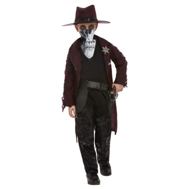 Deluxe Dark Spirit Western Cowboy Costume, Boy