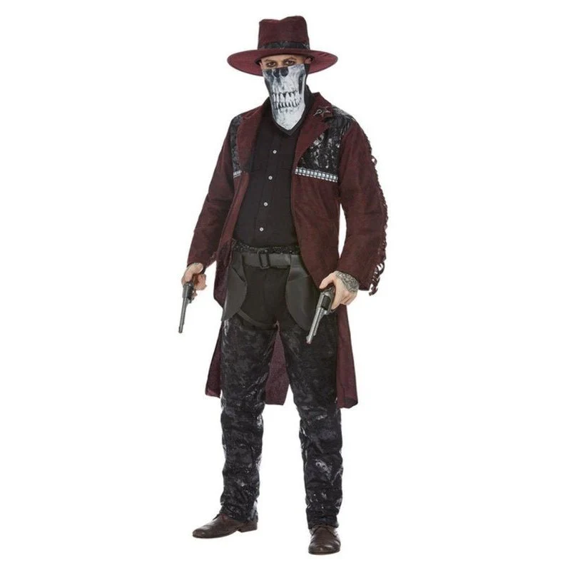 Deluxe Dark Spirit Western Cowboy Costume, Male - Image 2