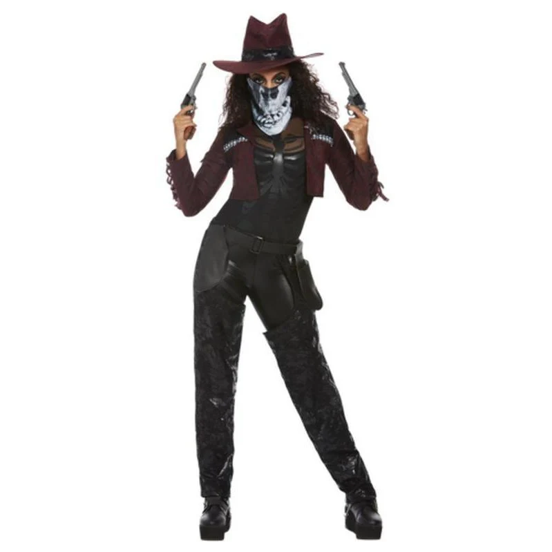 Deluxe Dark Spirit Western Cowgirl Costume, Female