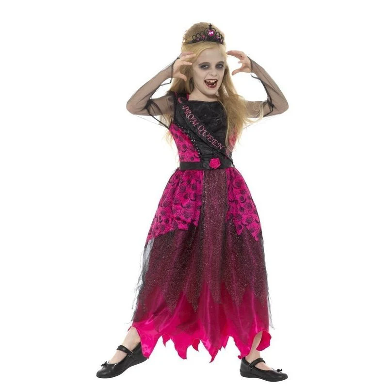 Deluxe Gothic Prom Queen Costume - Image 4