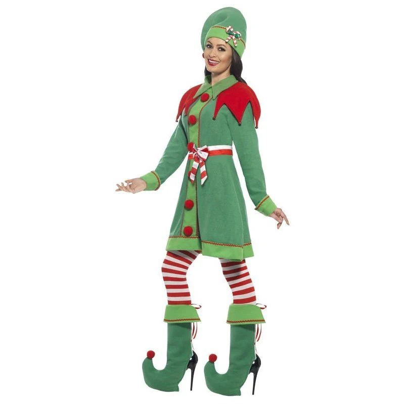 Deluxe Miss Elf Costume - Image 2