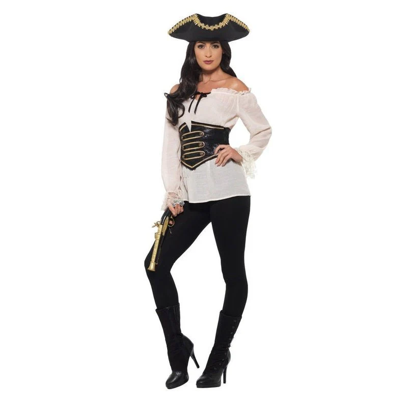Deluxe Pirate Shirt, Ivory - Image 2