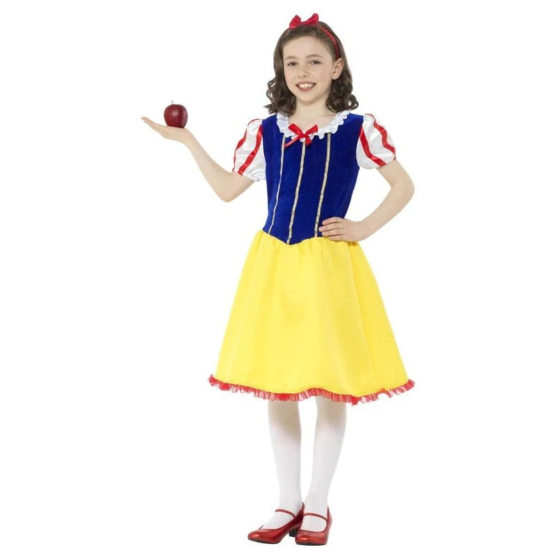 Deluxe Princess Snow Girl Costume, Multi Coloured - Image 2