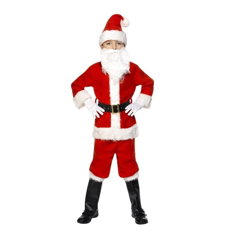 Deluxe Santa Costume & Beard - Image 4