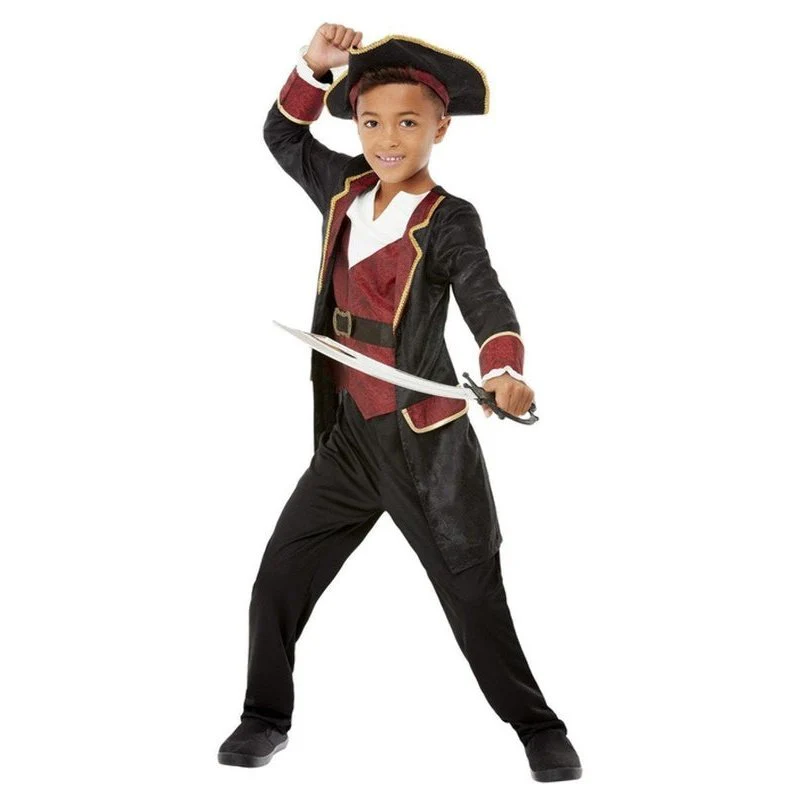 Deluxe Swashbuckler Pirate Costume, Boy - Image 2