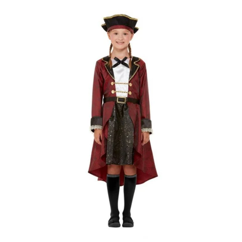 Deluxe Swashbuckler Pirate Costume, Girl