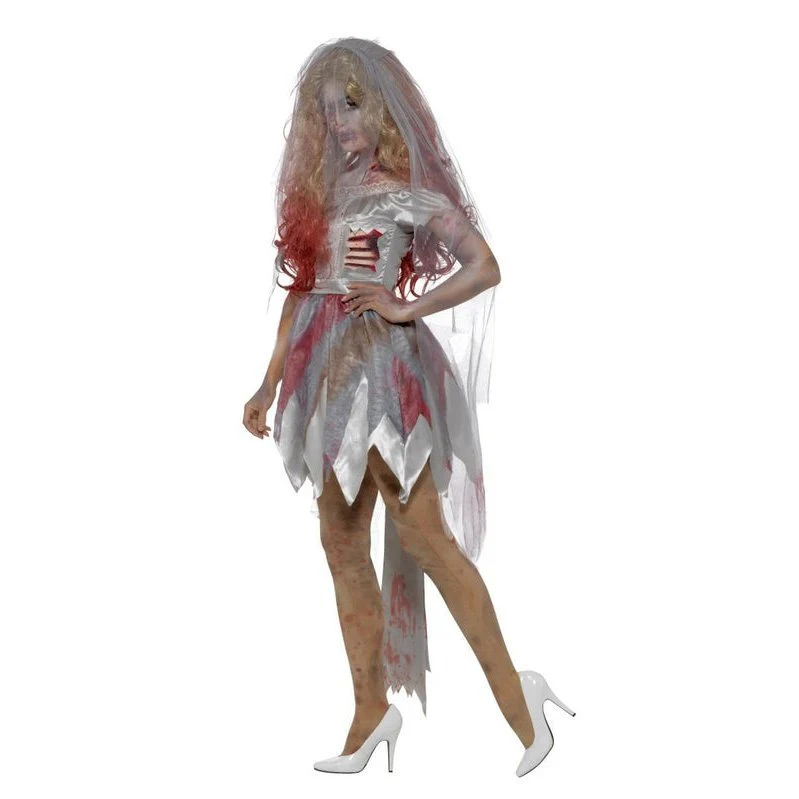 Deluxe Zombie Bride Costume - Image 2