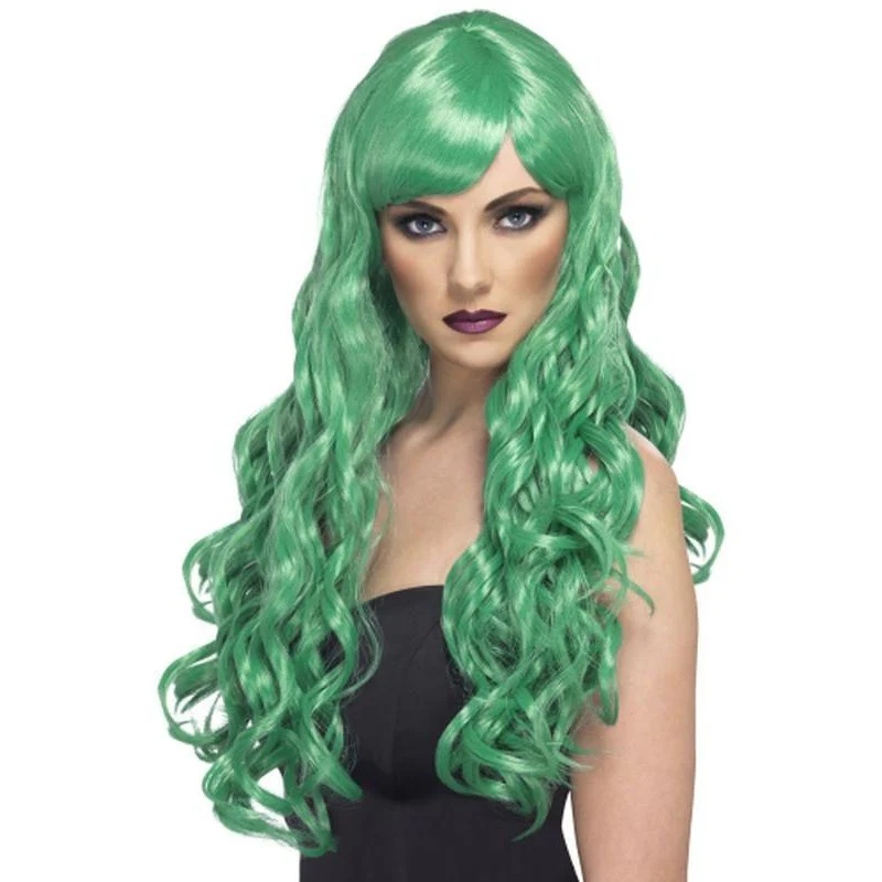 Desire Wig - Green, Long