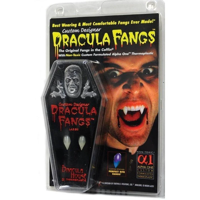 Dracula Fangs Xl Clam Shell
