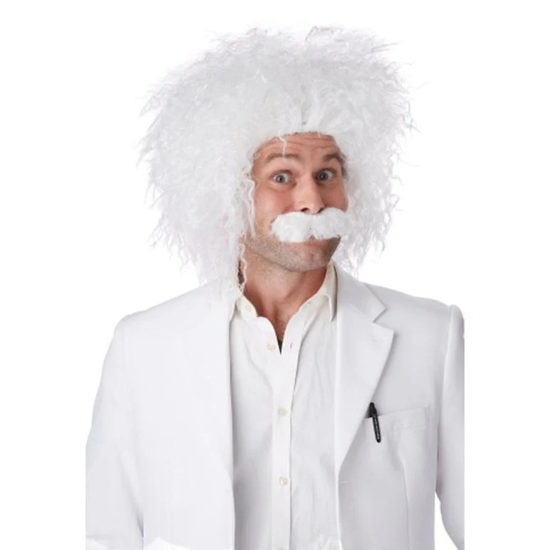 E=Mc2 Wig & Moustache