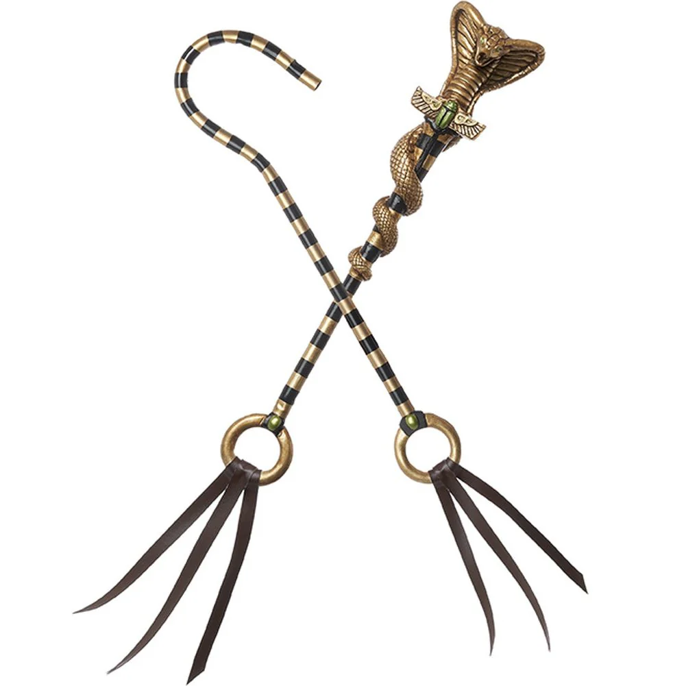 Egyptian Cobra/Pharaoh Scepter Set