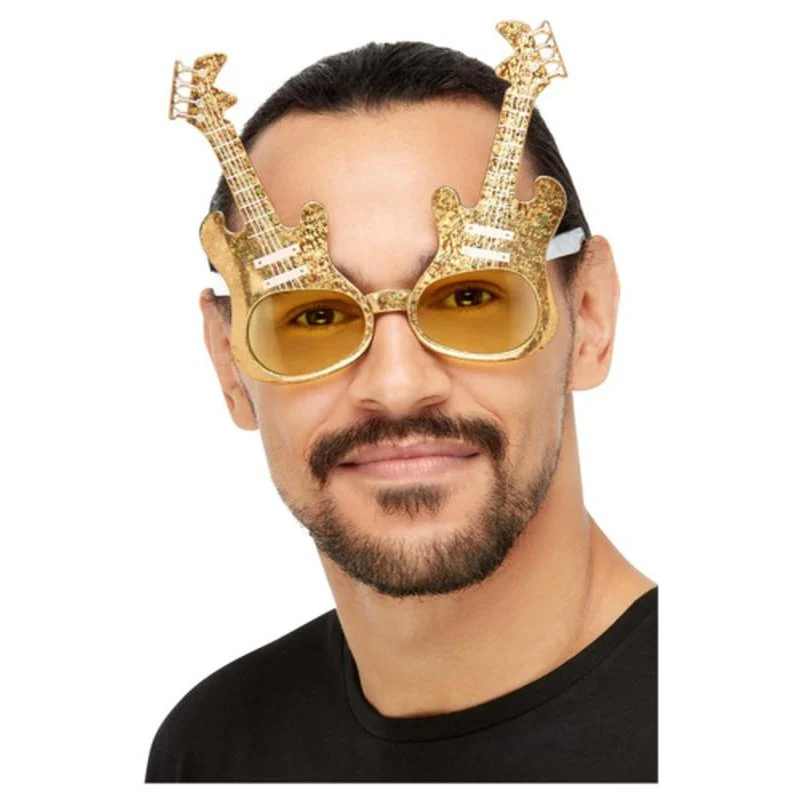Electric Guitar Glasses, Gold