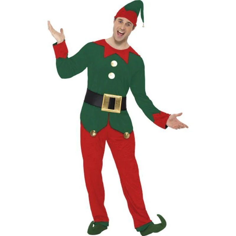 Elf Costume, with Top, Trousers, Hat & Belt