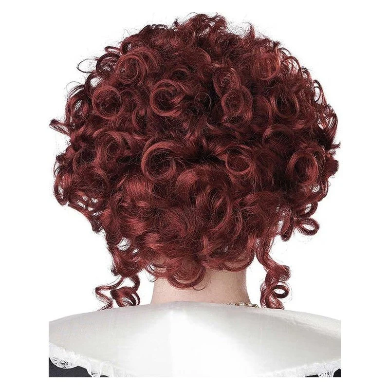 Elizabethan Lady Curly Red Wig - Image 3