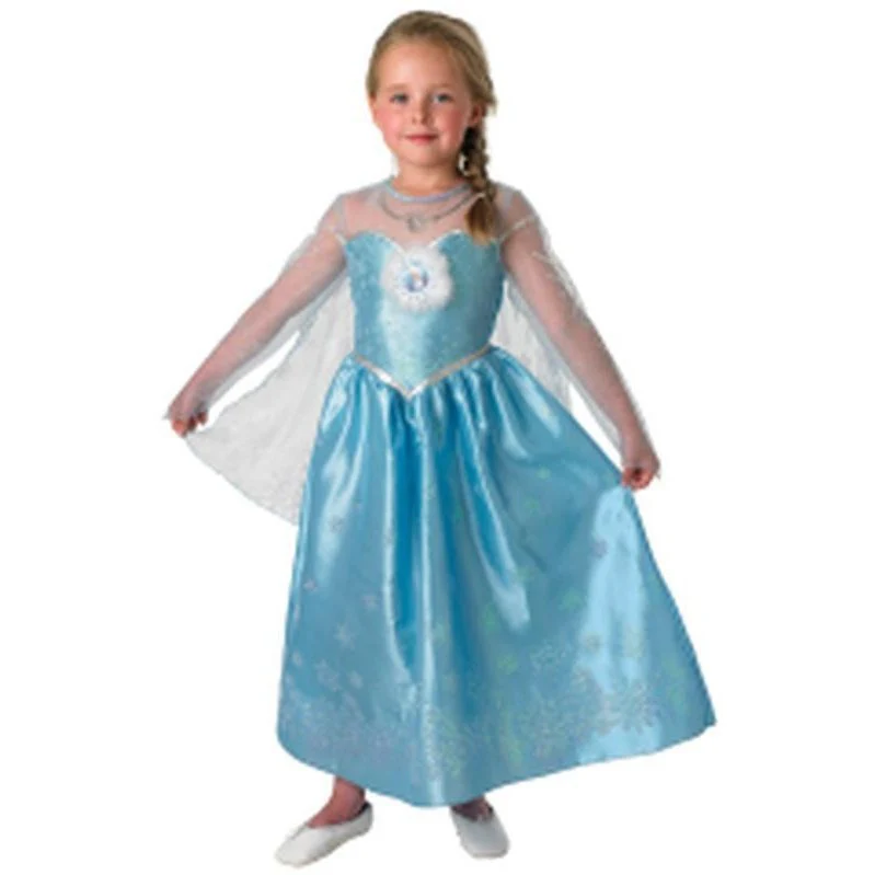 Elsa Frozen Deluxe Costume Size M.