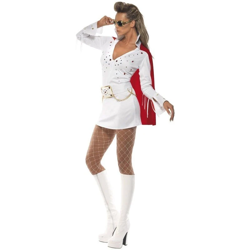 Elvis Viva Las Vegas Costume, White - Image 2