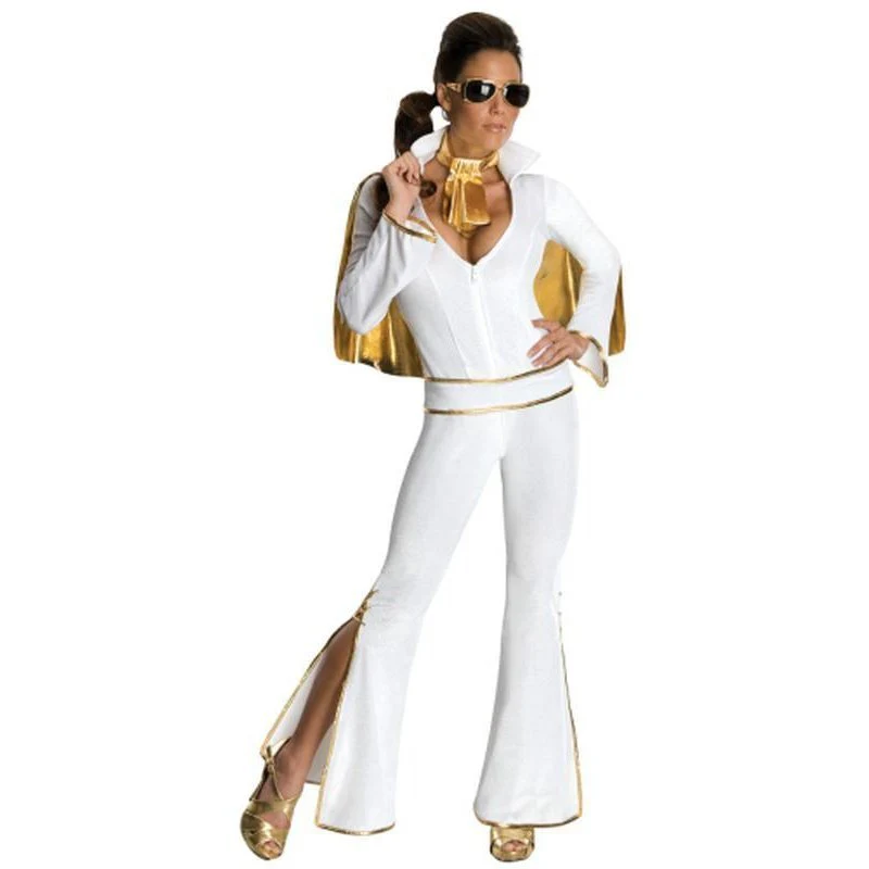 Elvis White Secret Wishes Size S - Image 2