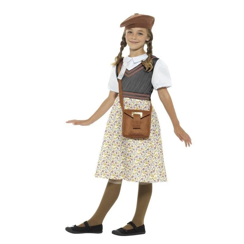 Evacuee School Girl Costume - Image 2