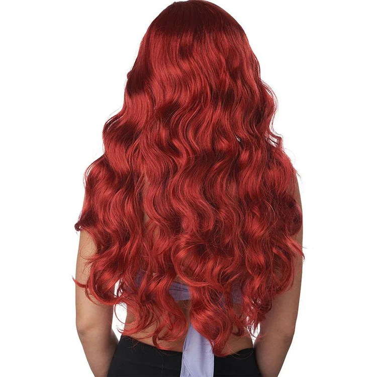 Fairytale Mermaid Long Red Wig - Image 3