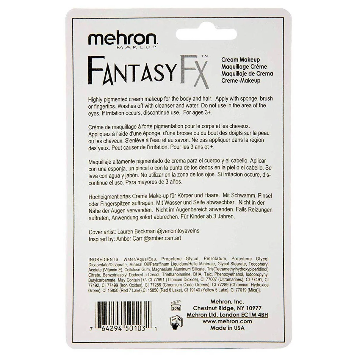 Fantasy FX Make-up Red 30ml Carded - Image 3
