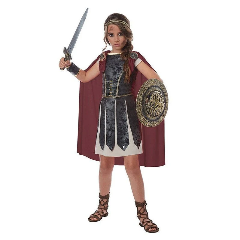 Fearless Gladiator Girl Costume - Image 3