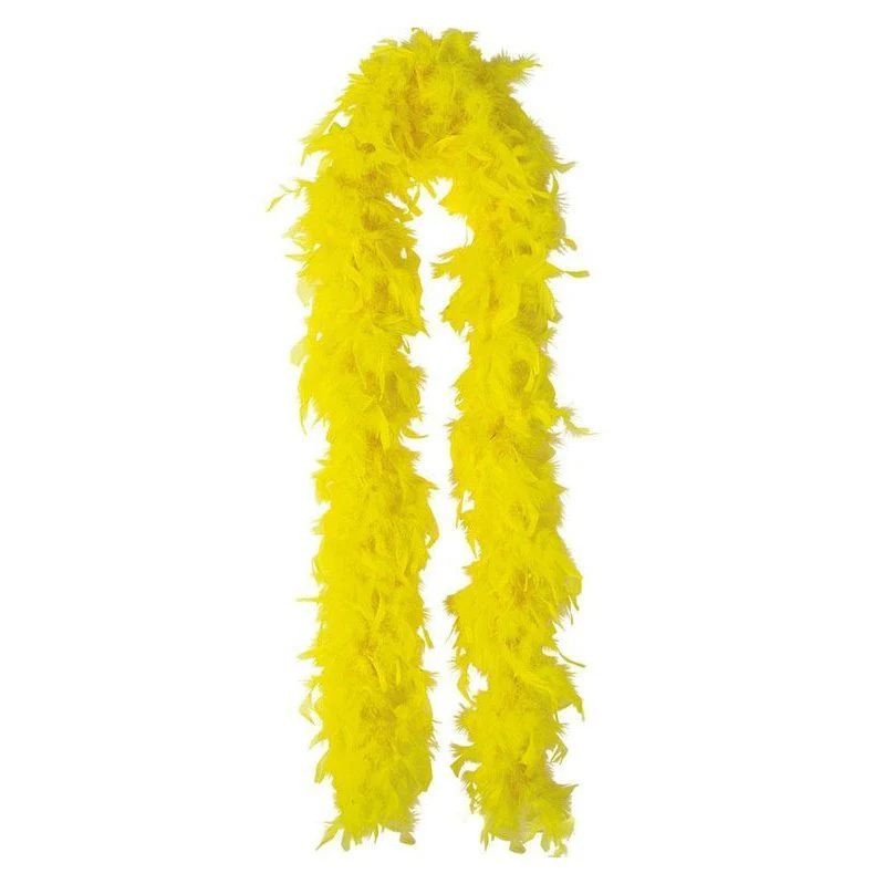 Feather Boa Yellow