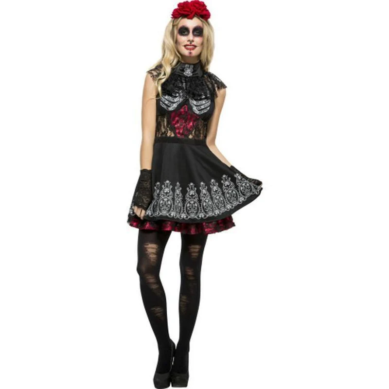 Fever Day Of The Dead Costume, Black