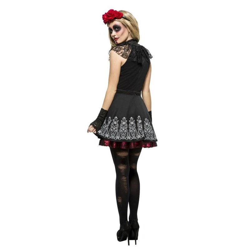 Fever Day Of The Dead Costume, Black - Image 3