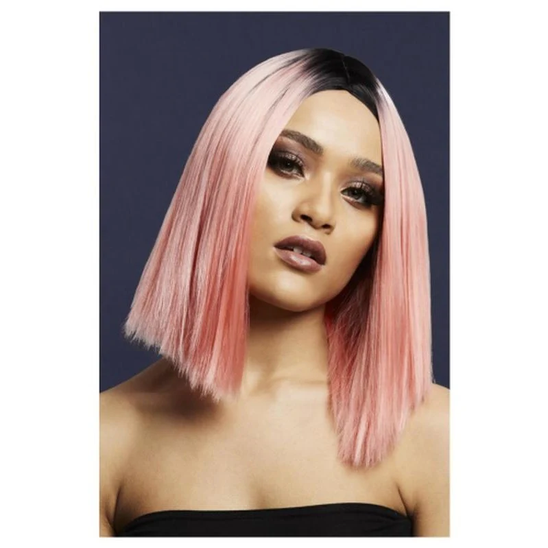 Fever Kylie Wig, Two Toned Blend, Coral Pink