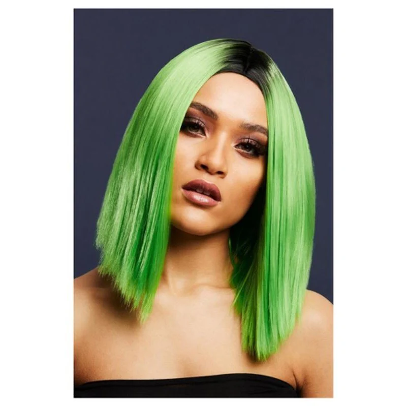 Fever Kylie Wig, Two Toned Blend, Lime Green