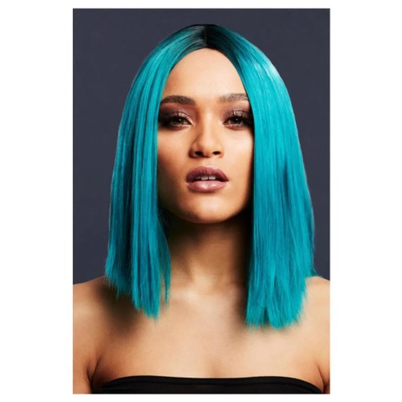 Fever Kylie Wig, Two Toned Blend, Teal