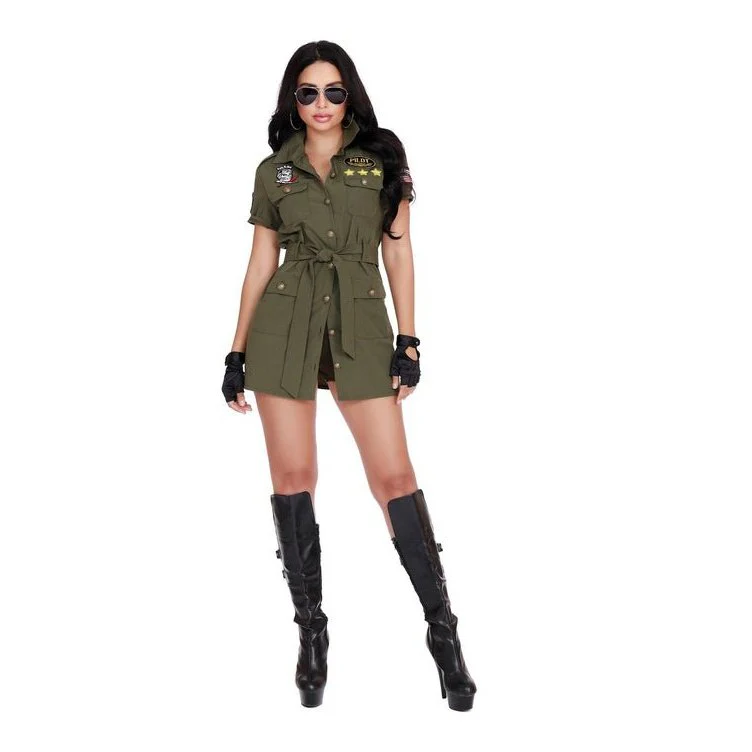 Fighter Pilot Womens Costume