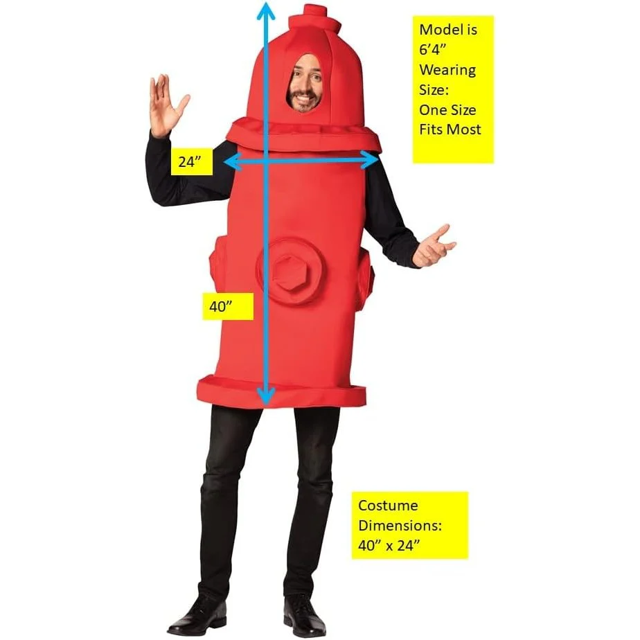 Fire Hydrant Adult Costume - Image 4