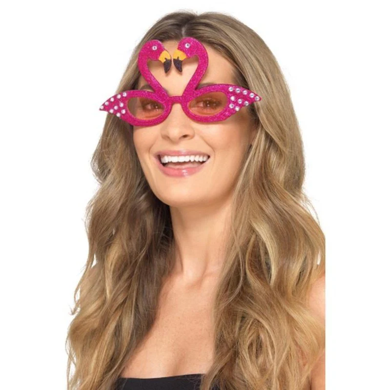 Flamingo Sparkle Glasses
