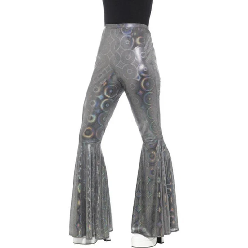 Flared Trousers, Ladies - Silver