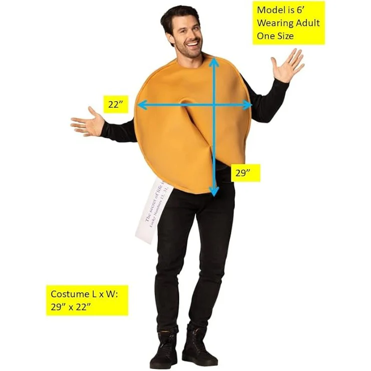 Fortune Cookie Adult Costume - Image 2