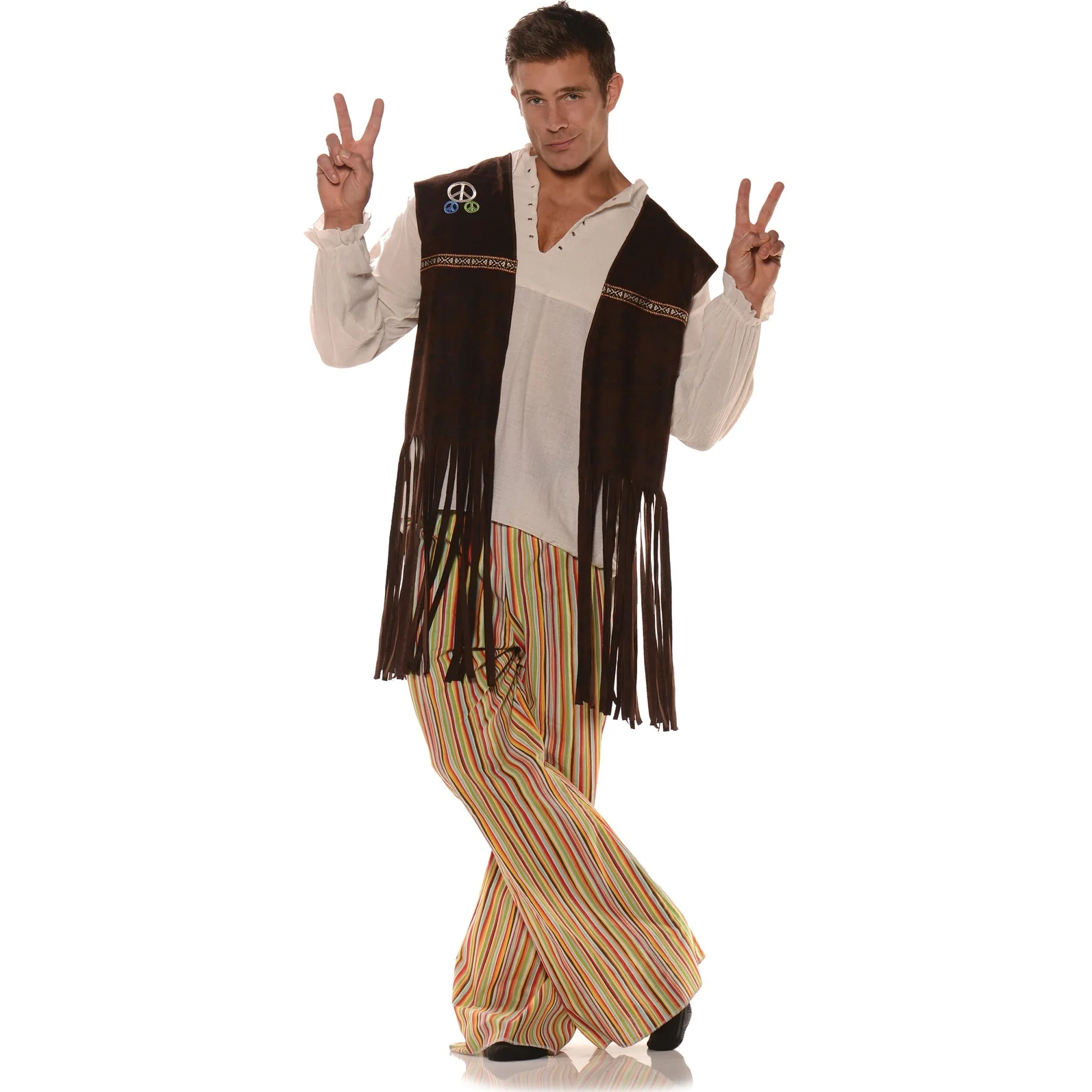 Fringed Men's Hippie Vest