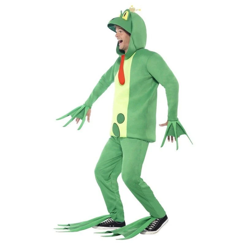 Frog Prince Costume, Top With Attached Gloves - Image 2