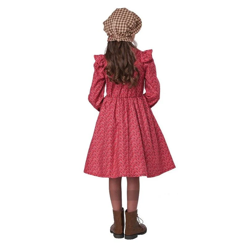 Frontier Settler Red Girls Costume - Image 2