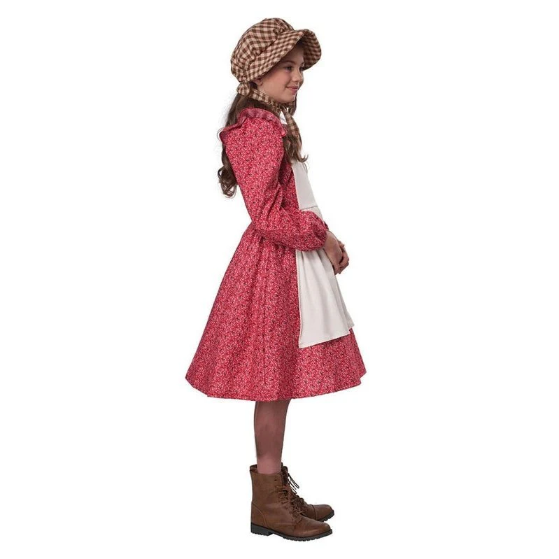 Frontier Settler Red Girls Costume - Image 3