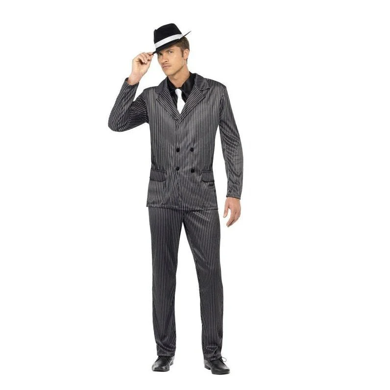 Gangster Costume Black - Image 4