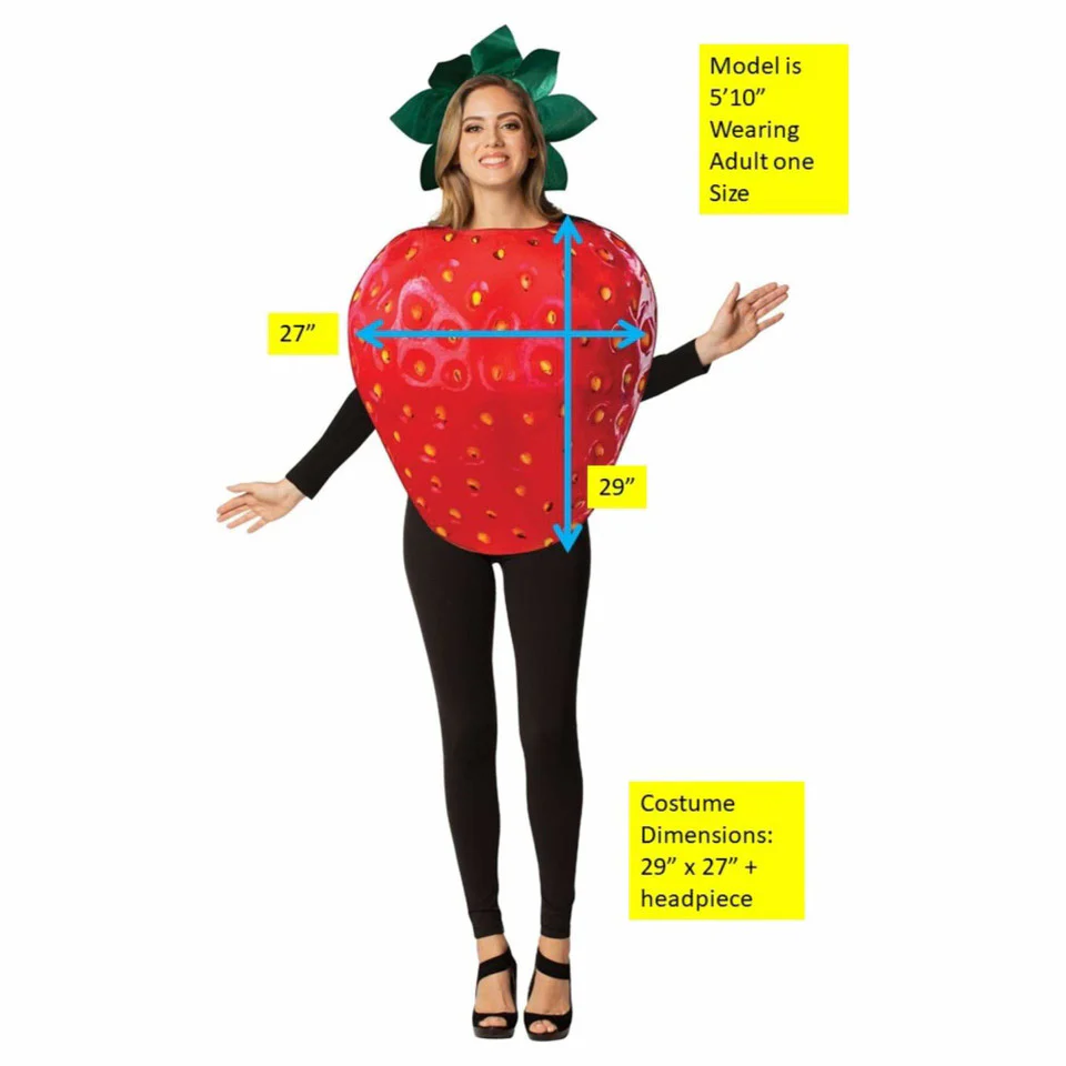 Get Real Strawberry Costume - Image 4