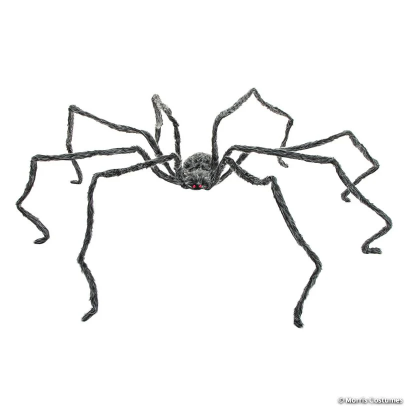 Giant Poseable Furry Black Foam Spider, 3.8 Metres - Image 3