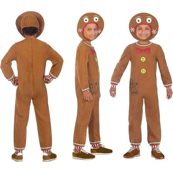 Gingerbread Man Costume, Child - Image 2