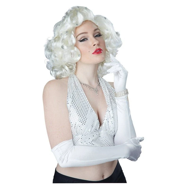 Glitz & Glamour Wig Platinum Blonde