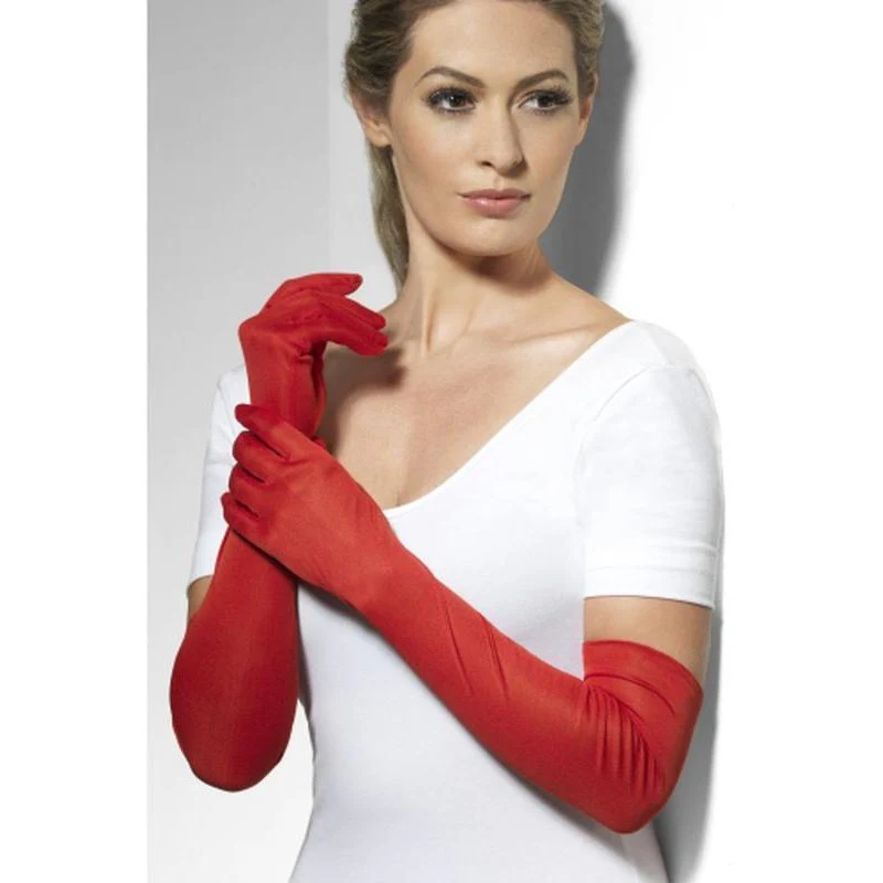 Gloves Red, Long